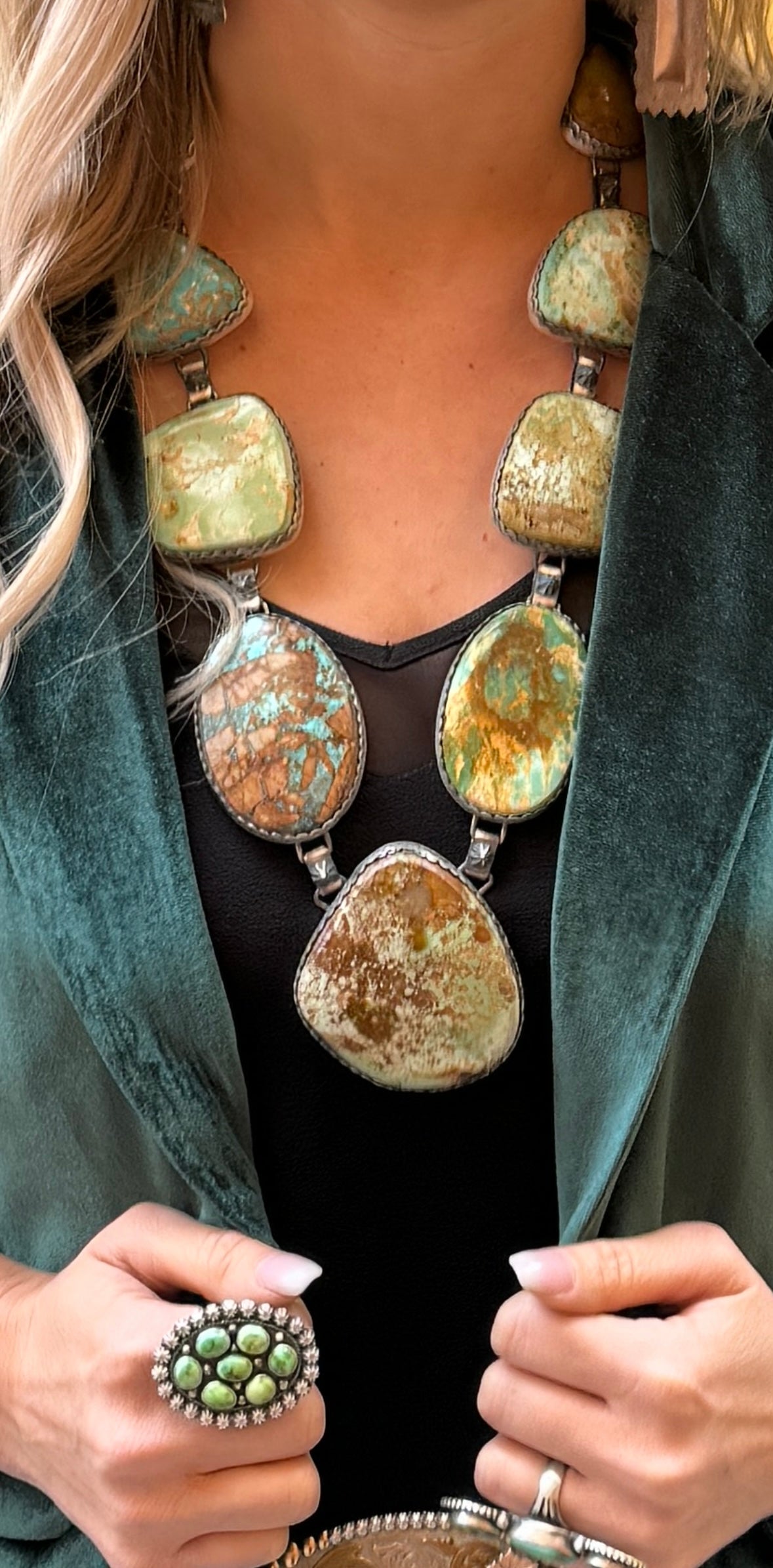 Massive Royston necklace and earrings set!