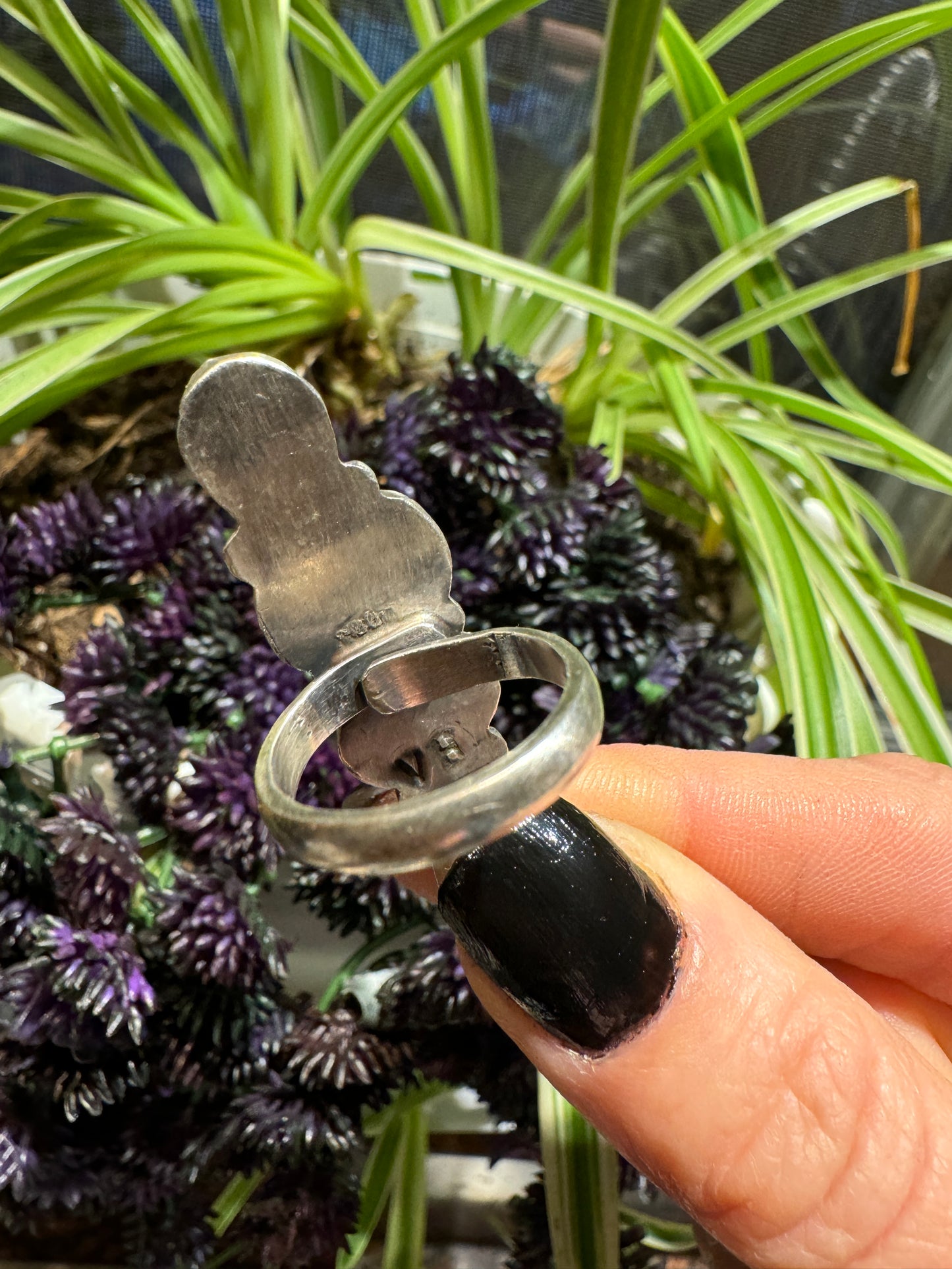 Multi stone turquoise ring, adjustable