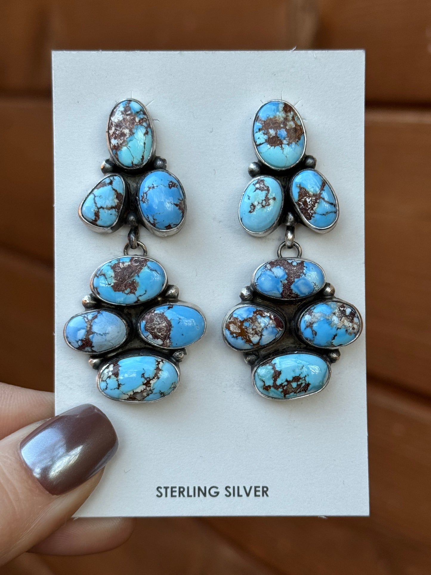 Golden Hills statement earrings