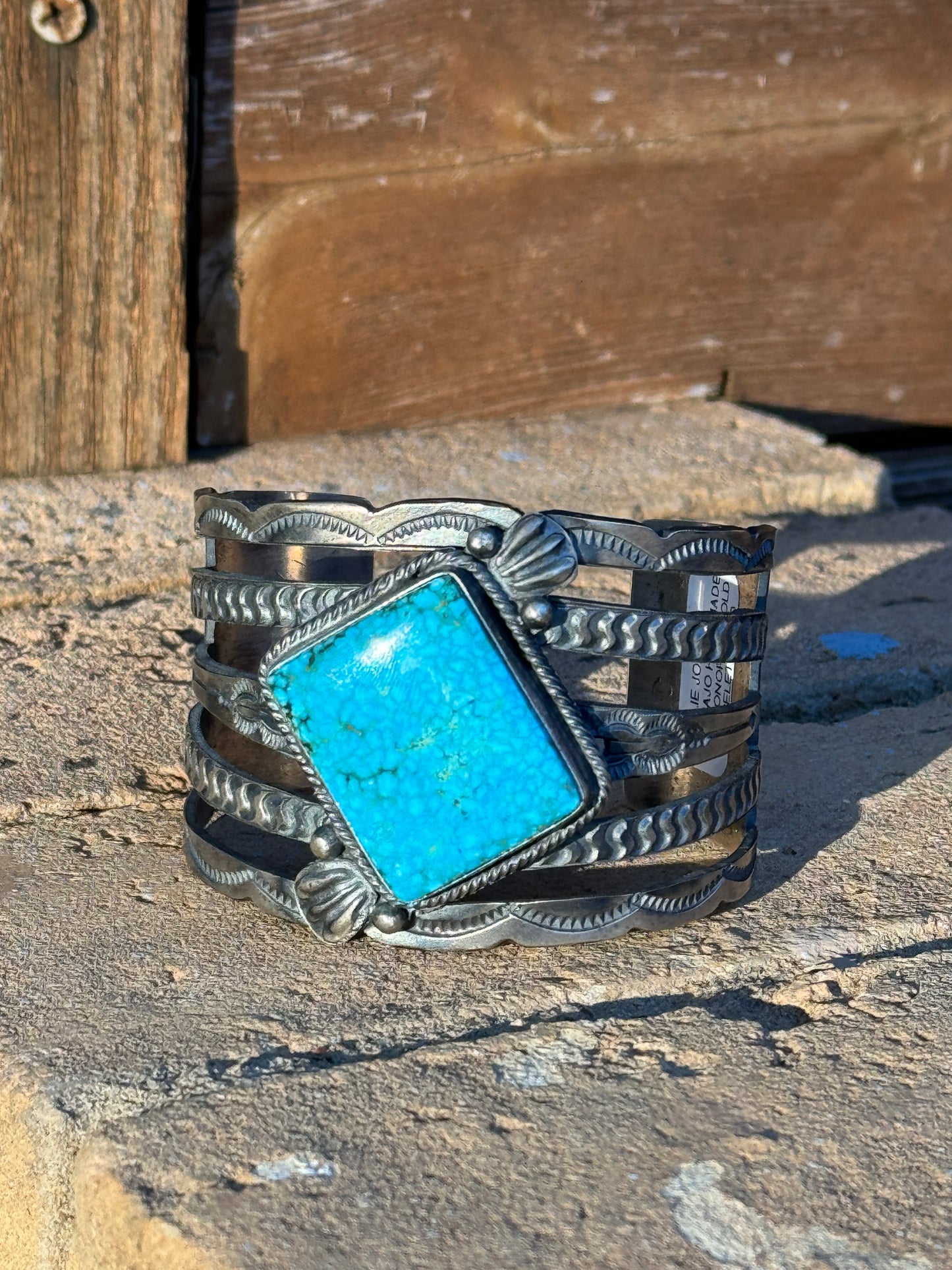 Tillie John Navajo handmade Sonoran Gold cuff