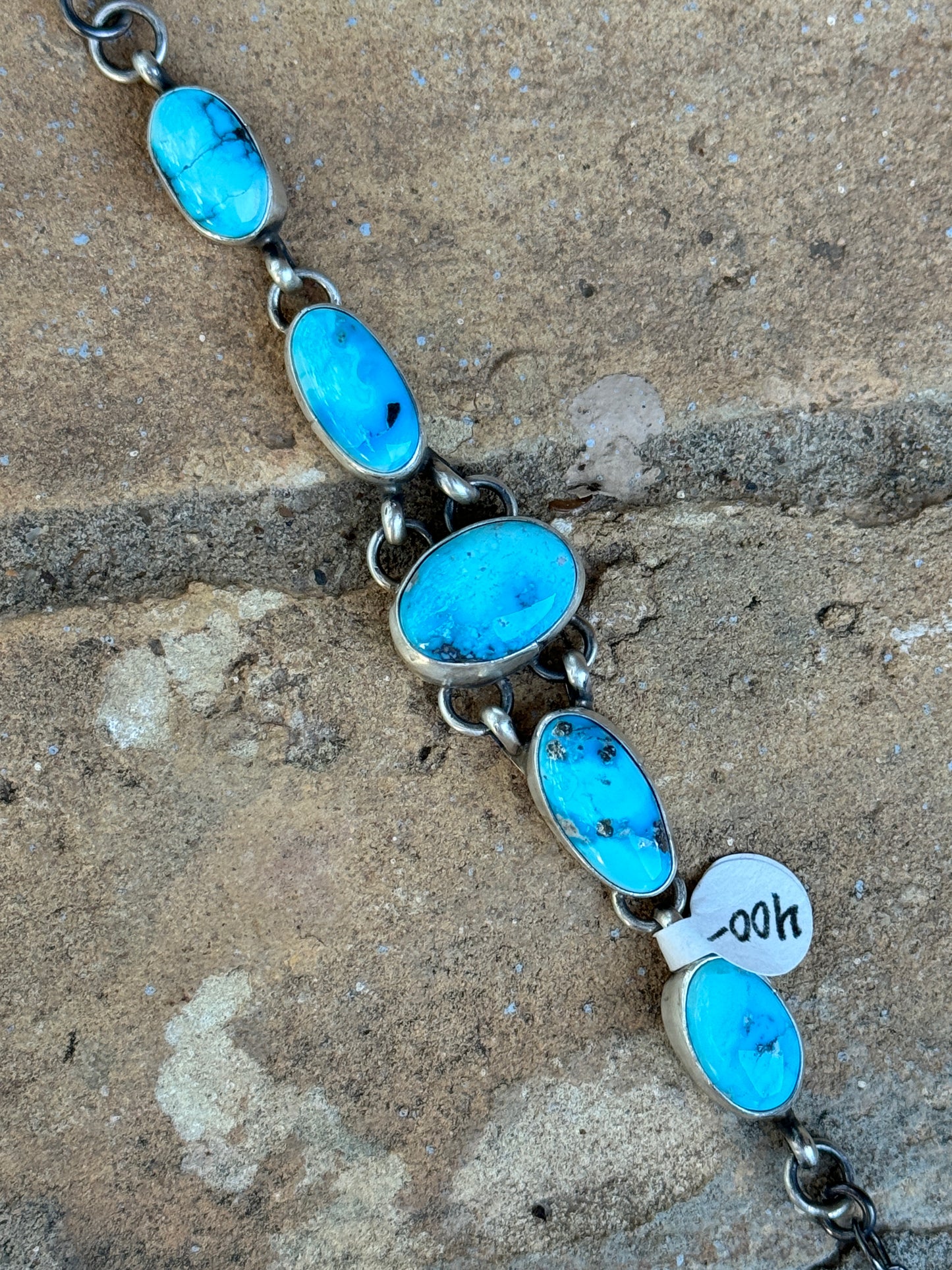 Blue Ridge turquoise link bracelet