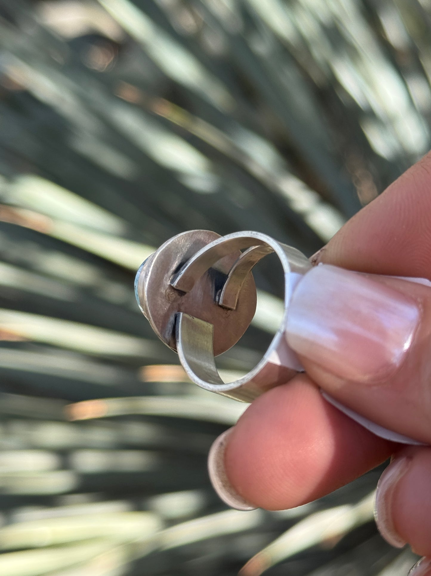 Golden Hills sterling silver ring, adjustable