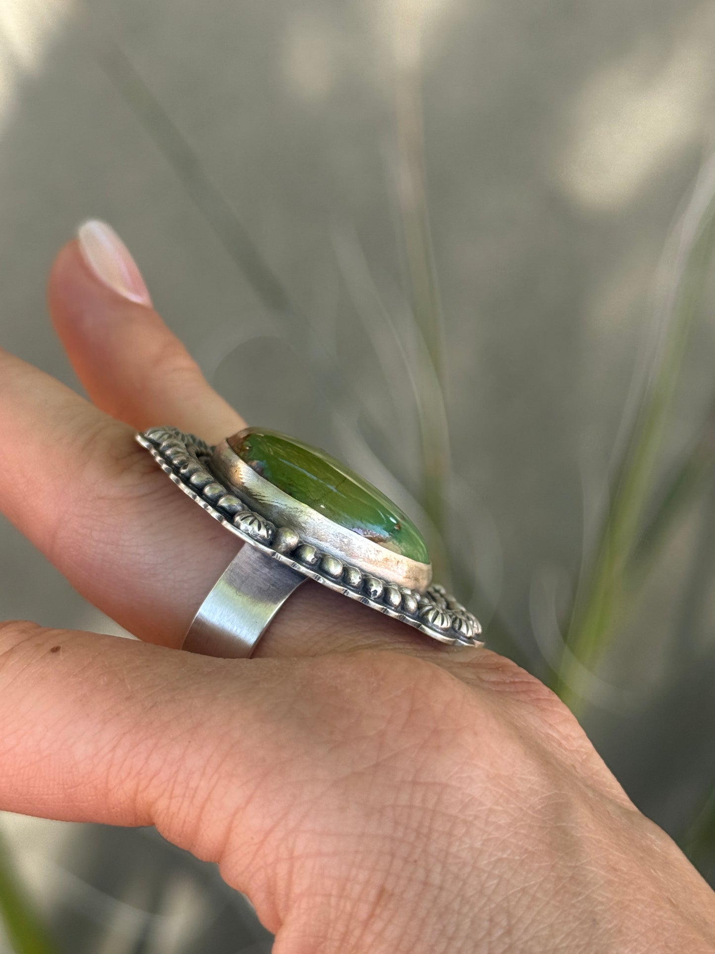 Stunning Royston sterling silver ring, size 9