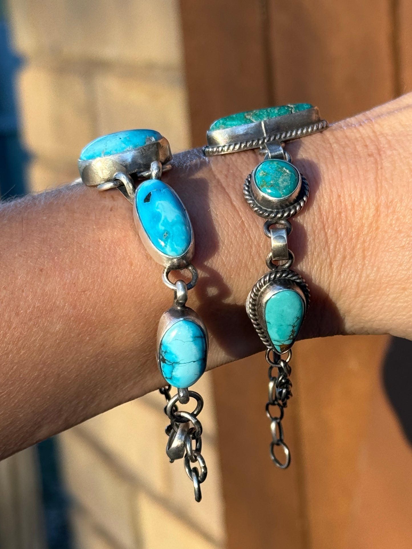 Blue Ridge turquoise link bracelet
