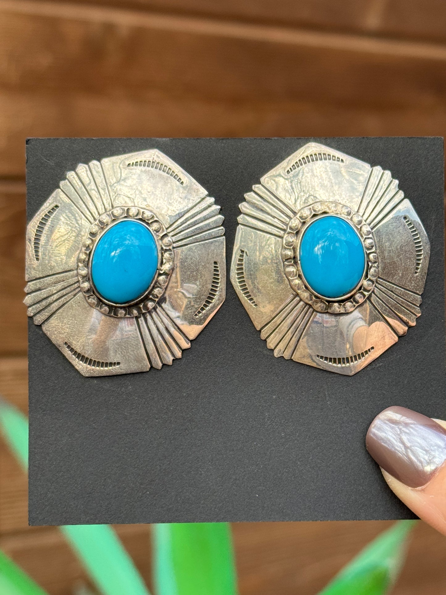 Federico Sterling Silver Turquoise earrings