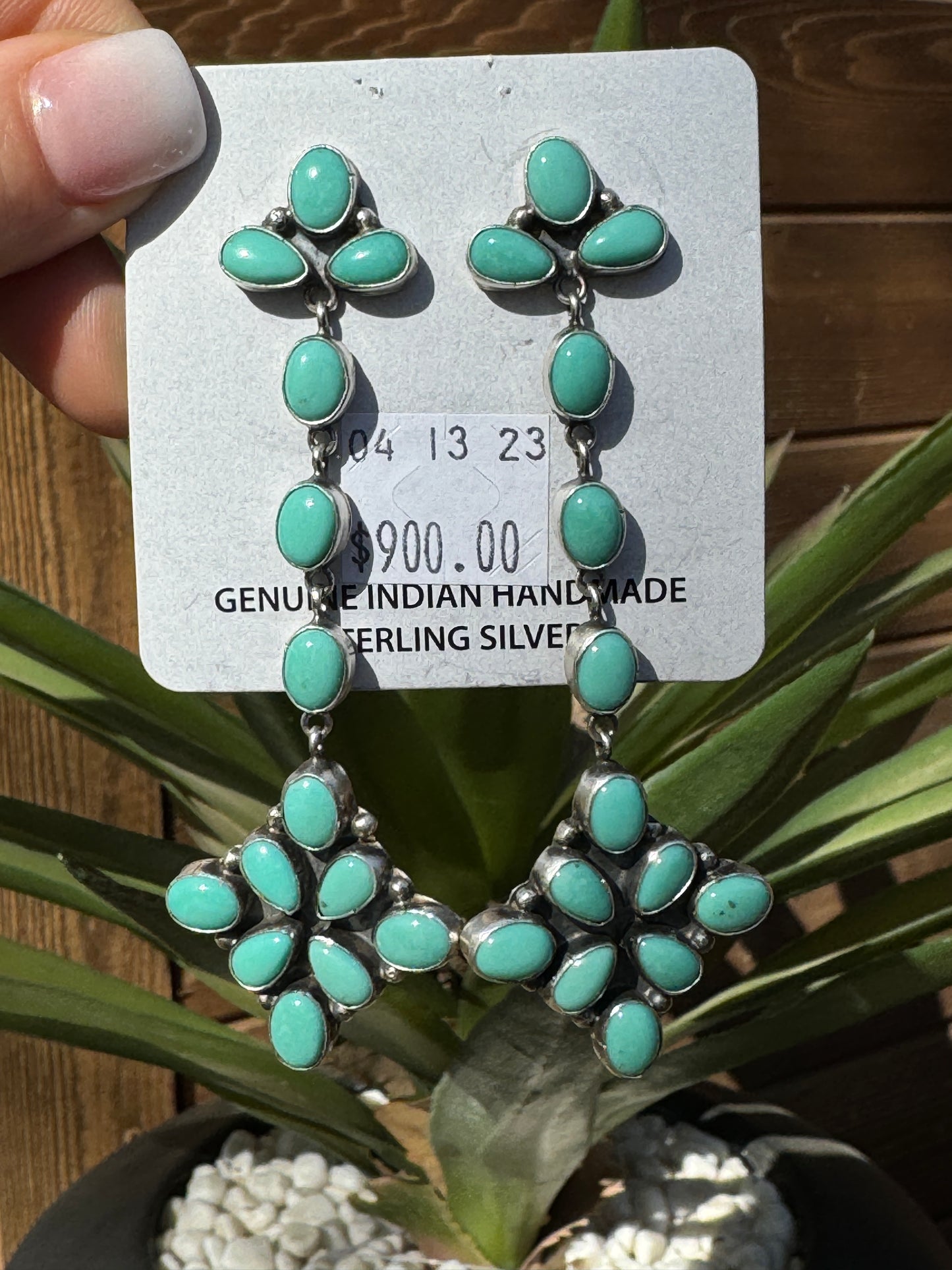Stunning turquoise earrings