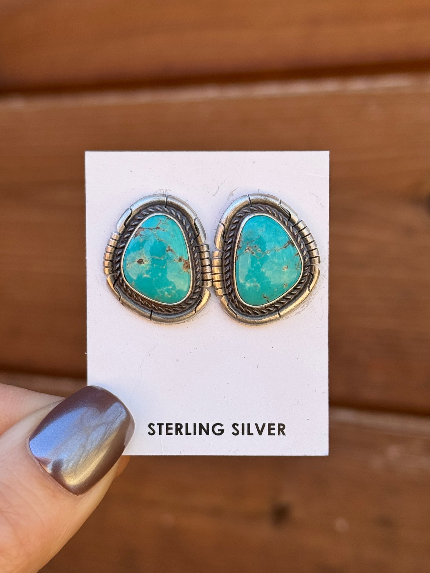 Sonoran Turquoise Sterling Silver earrings