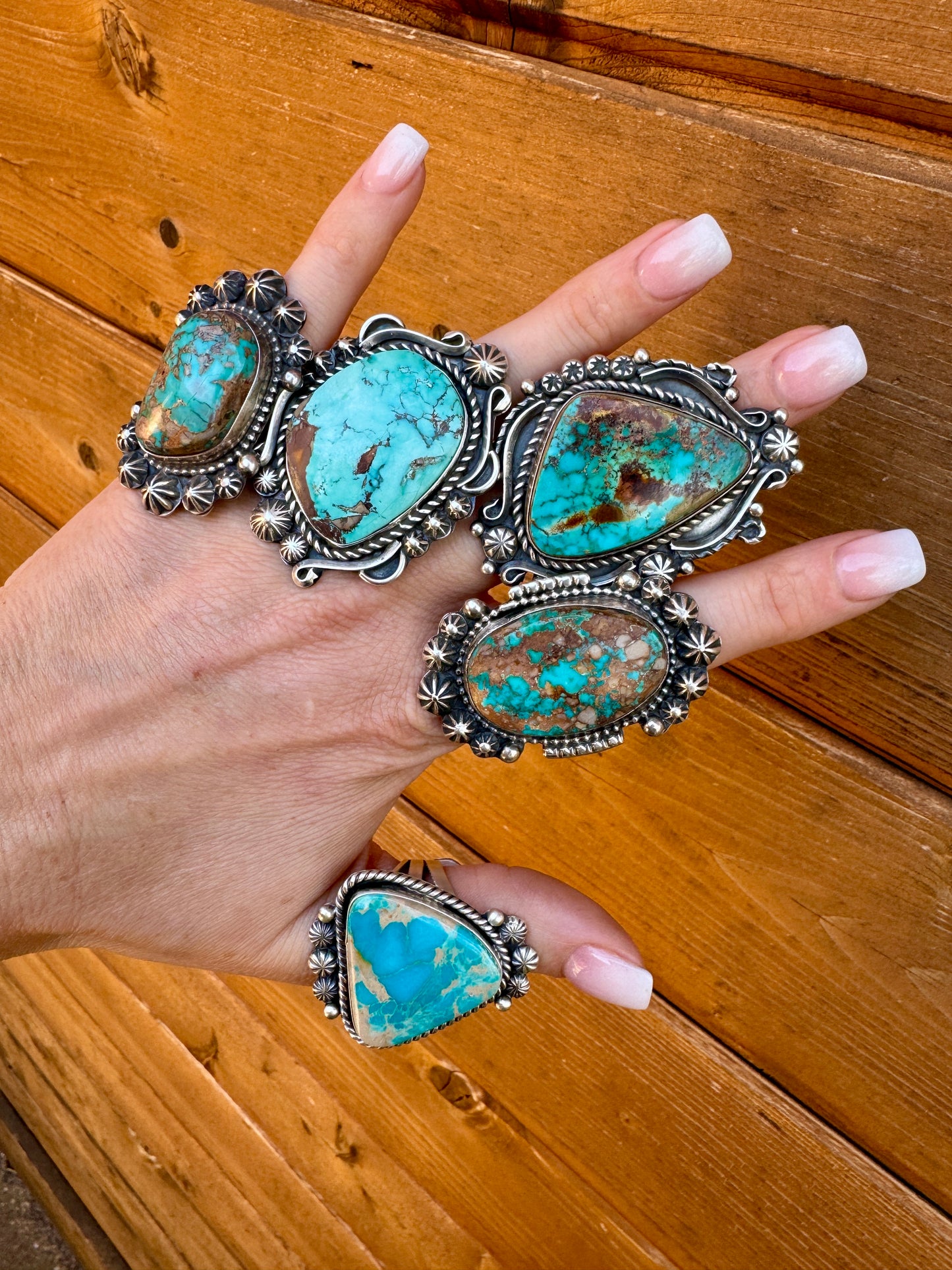 Stunning turquoise rings!
