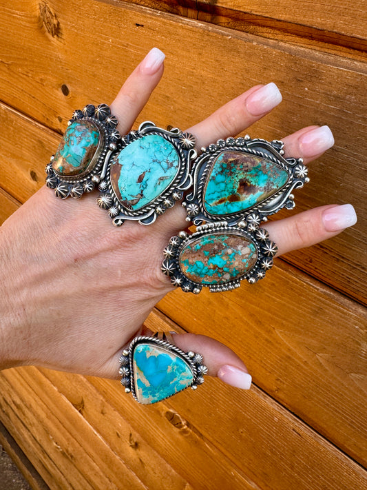 Stunning turquoise rings!