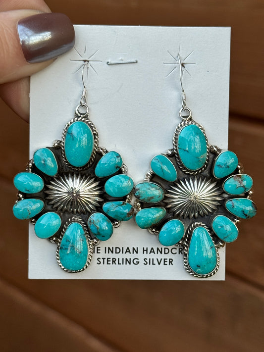 Turquoise Sterling Silver Earrings