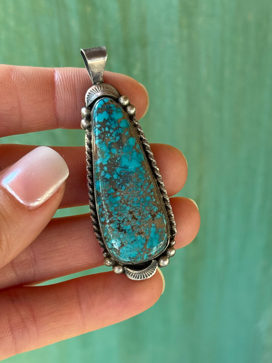 S. Cooke Sterling Silver Turquoise pendant
