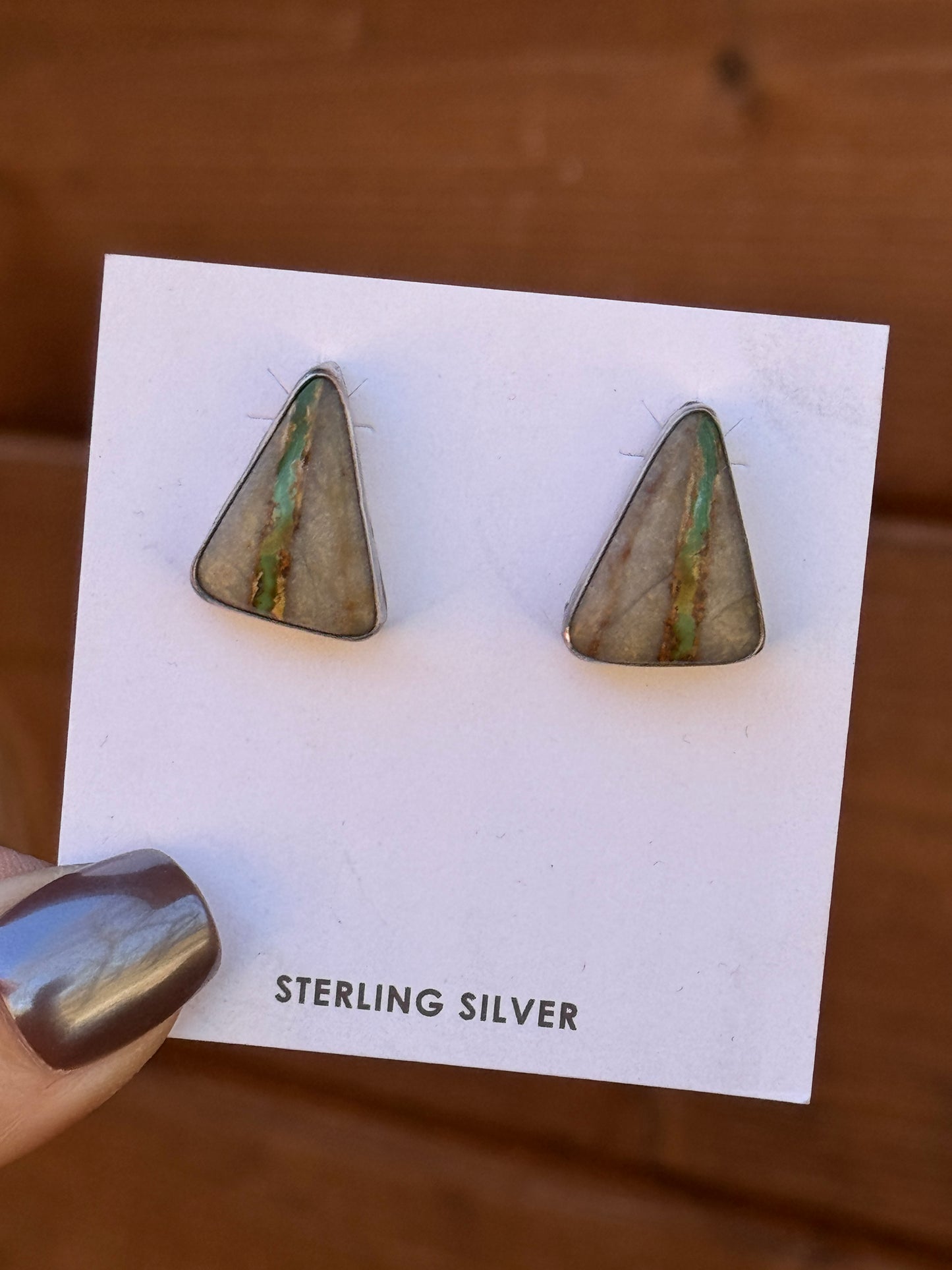 Boulder Turquoise Sterling Silver earrings