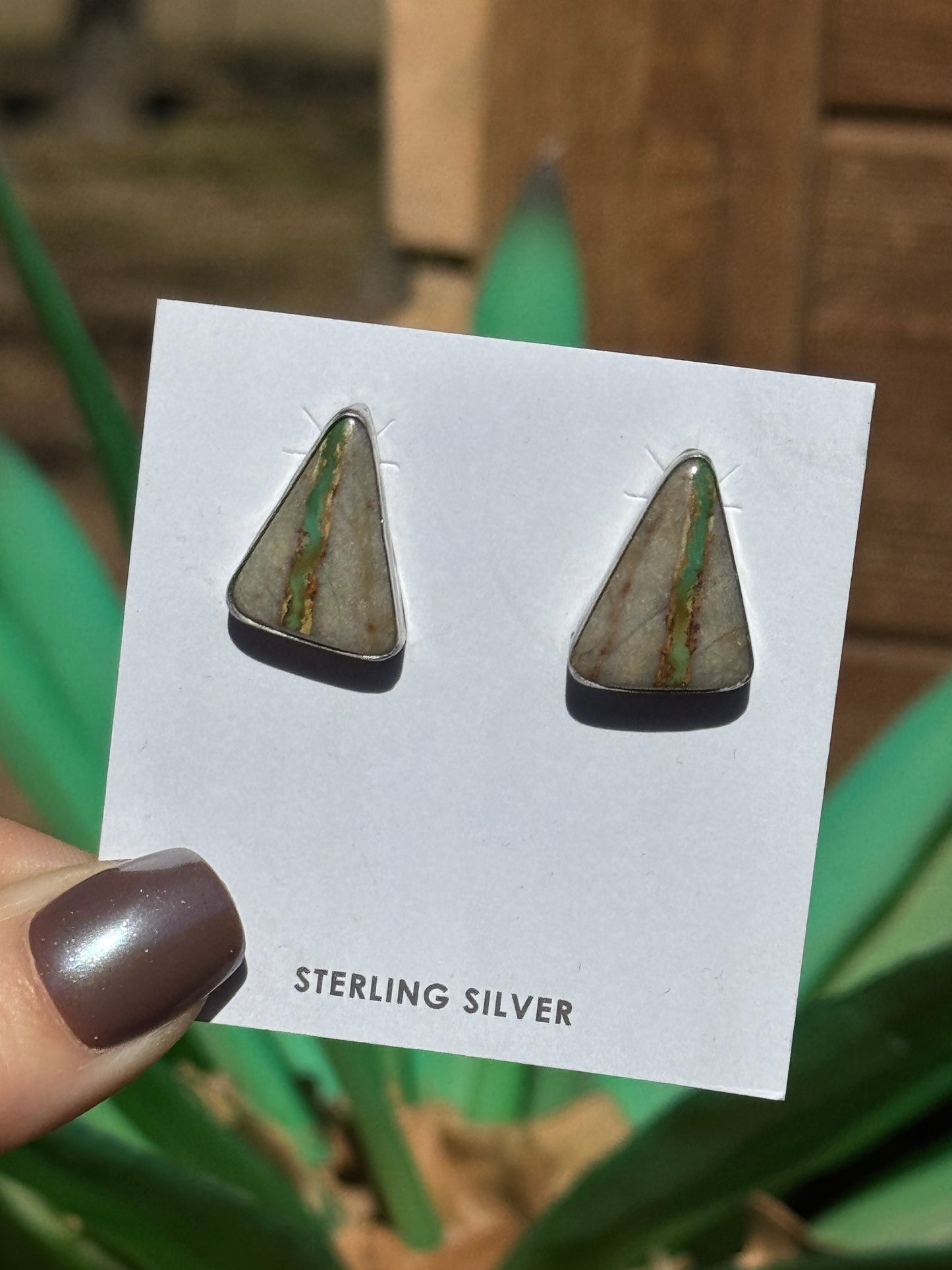 Boulder Turquoise Sterling Silver earrings