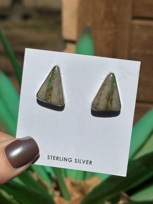 Boulder Turquoise Sterling Silver earrings