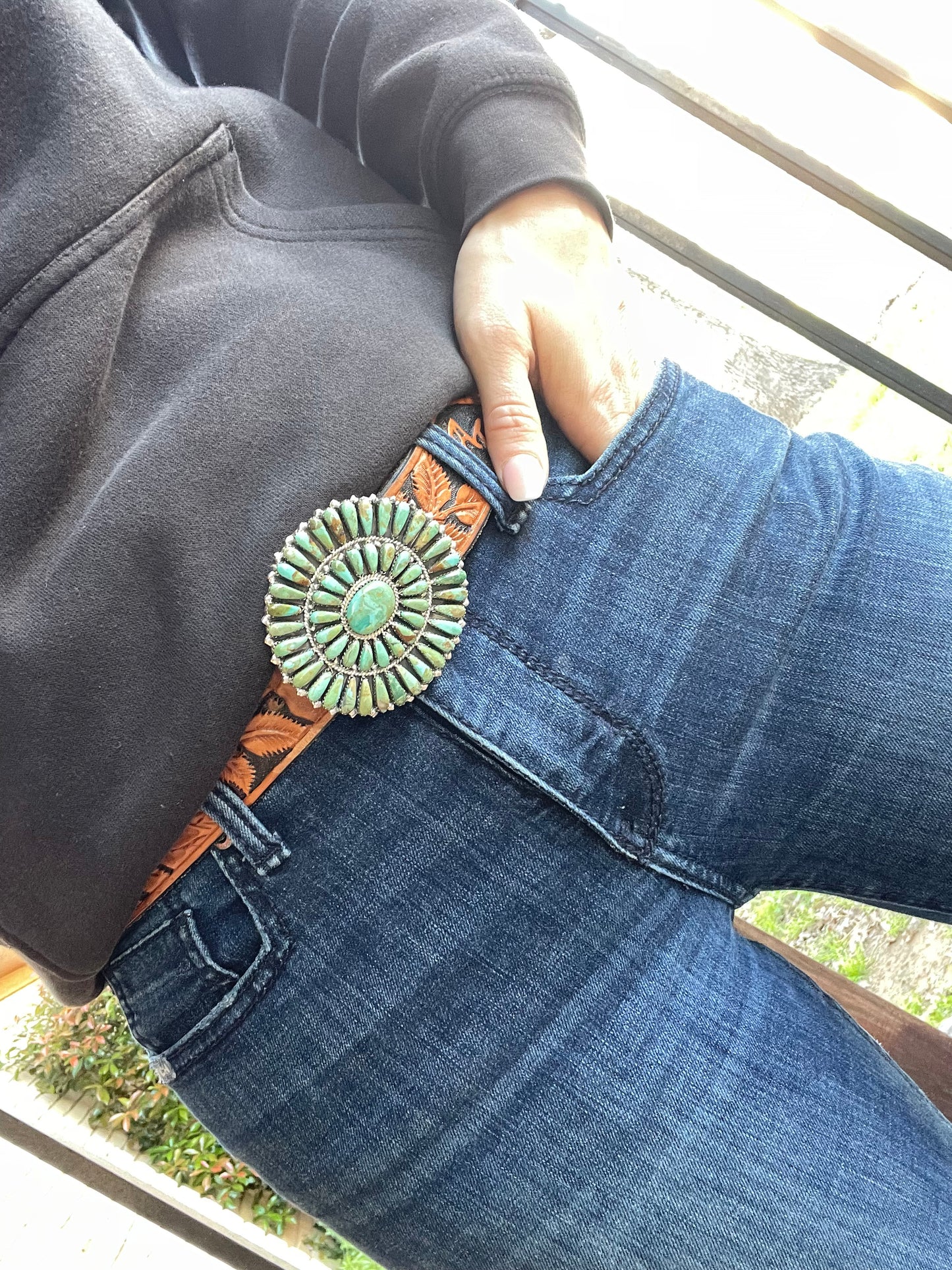 Turquoise buckle