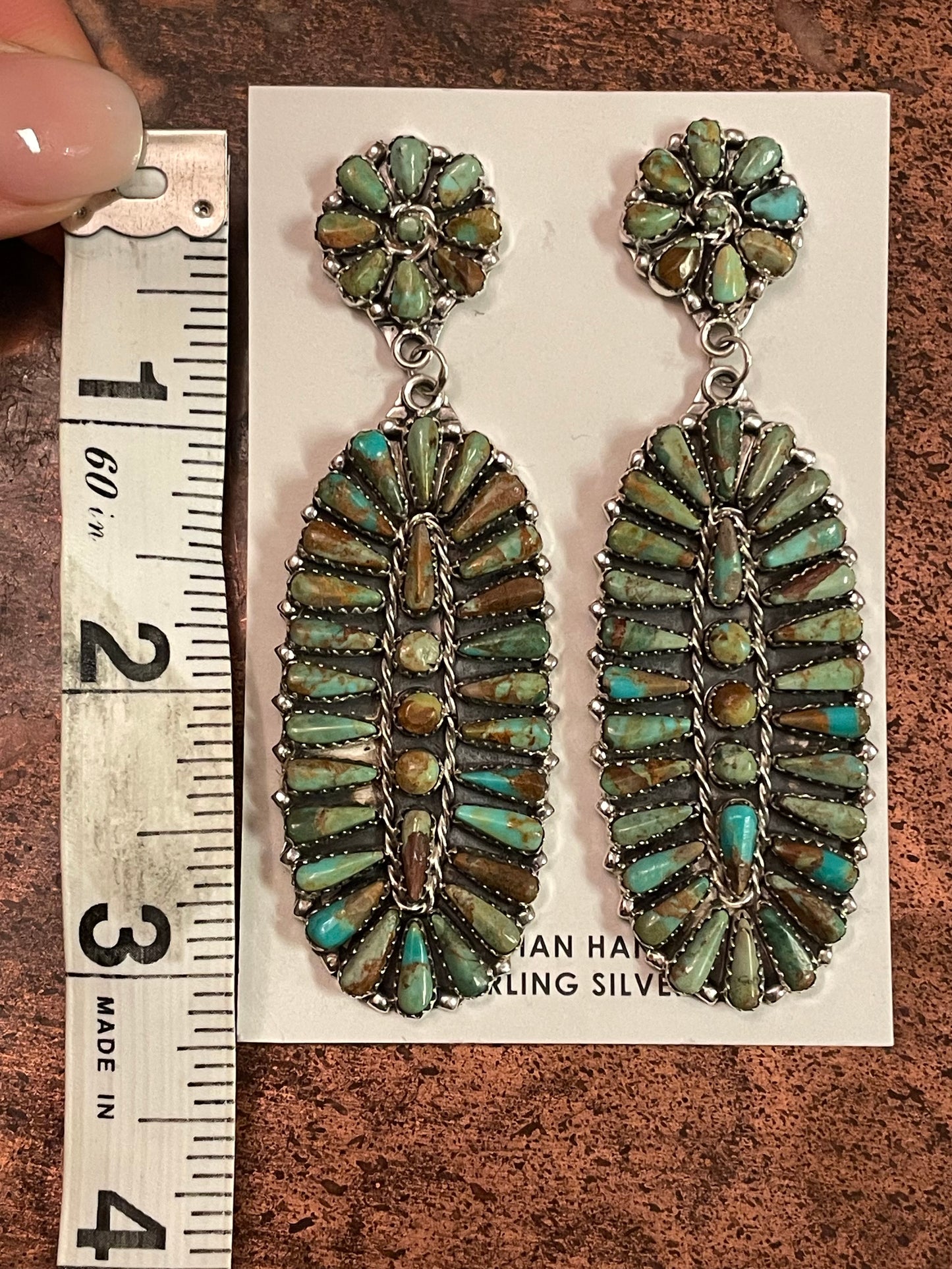 Stunning turquoise earrings