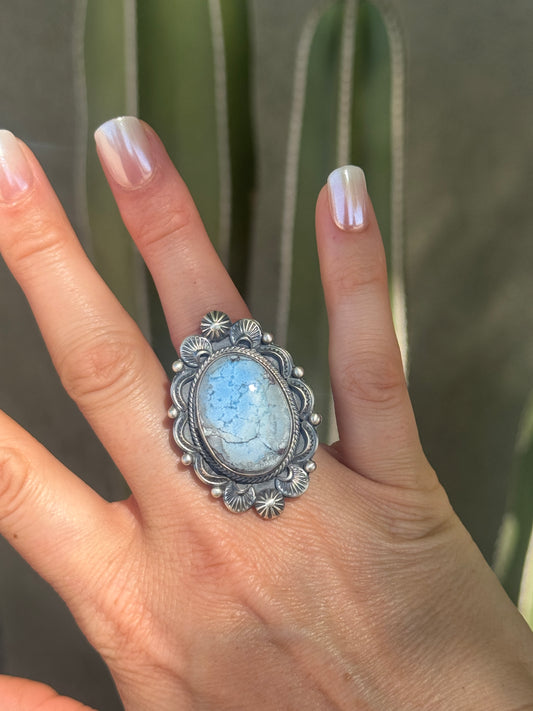 Golden Hills Sterling silver ring, adjustable