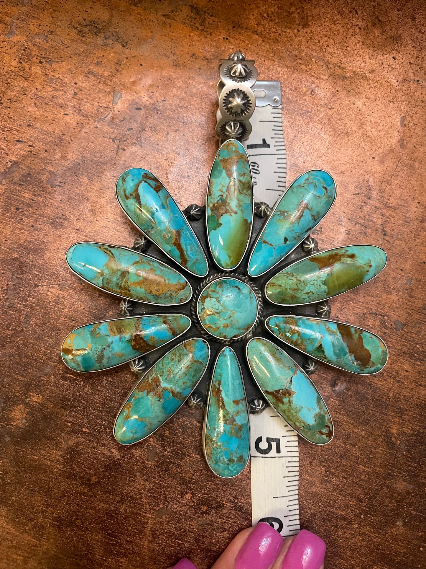 Massive Kingman Turquoise pendant