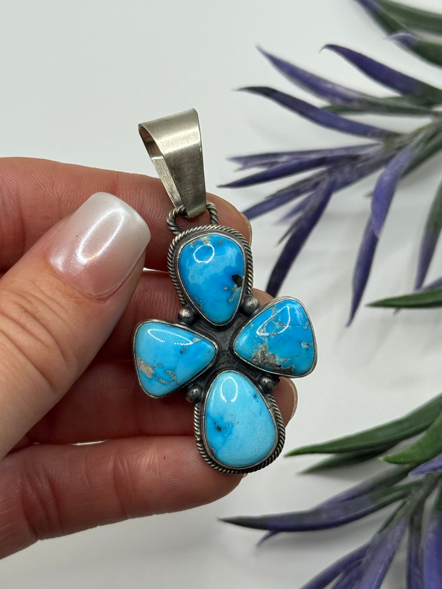 Darrin Livingston Sterling Silver Turquoise pendant