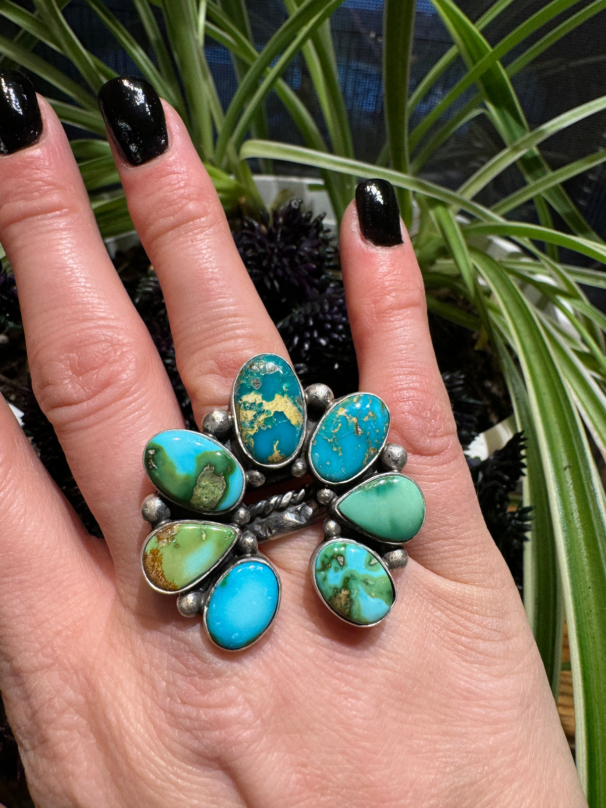 Naja Rind Gorgeous Naja adjustable ring – Amy Wilson Turquoise