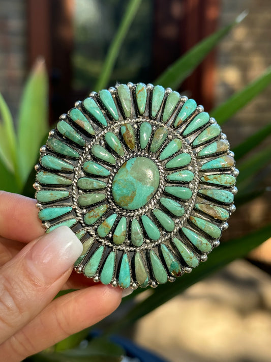 Turquoise hair barrette