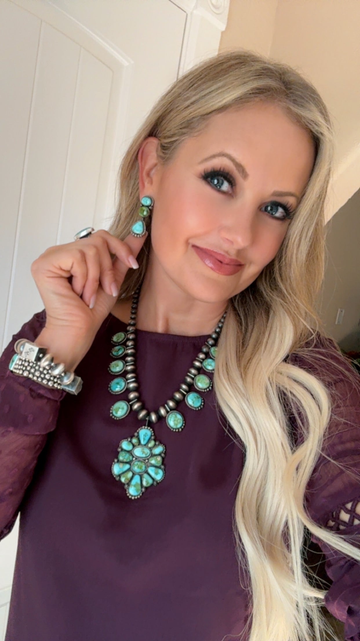 High Quality Sonoran Gold necklace and earrings set