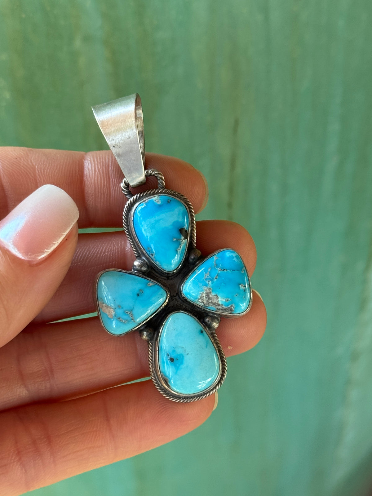 Darrin Livingston Sterling Silver Turquoise pendant