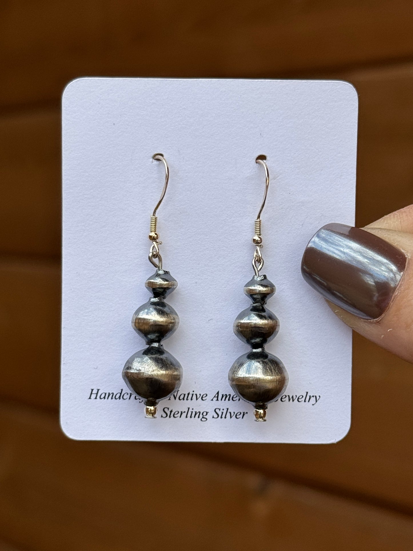 Navajo pearl handmade earrings