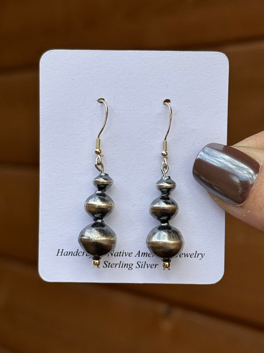 Navajo pearl handmade earrings