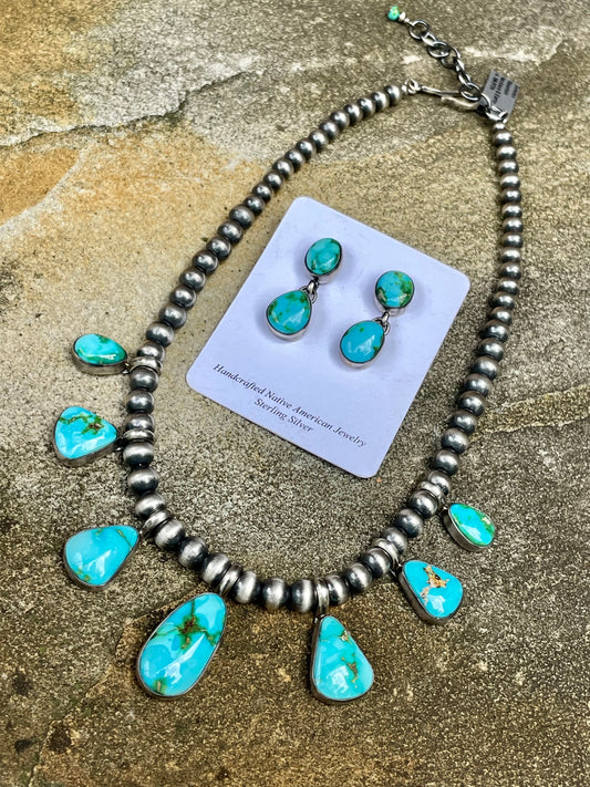 Sonoran Mountain Necklace and Earrings Set