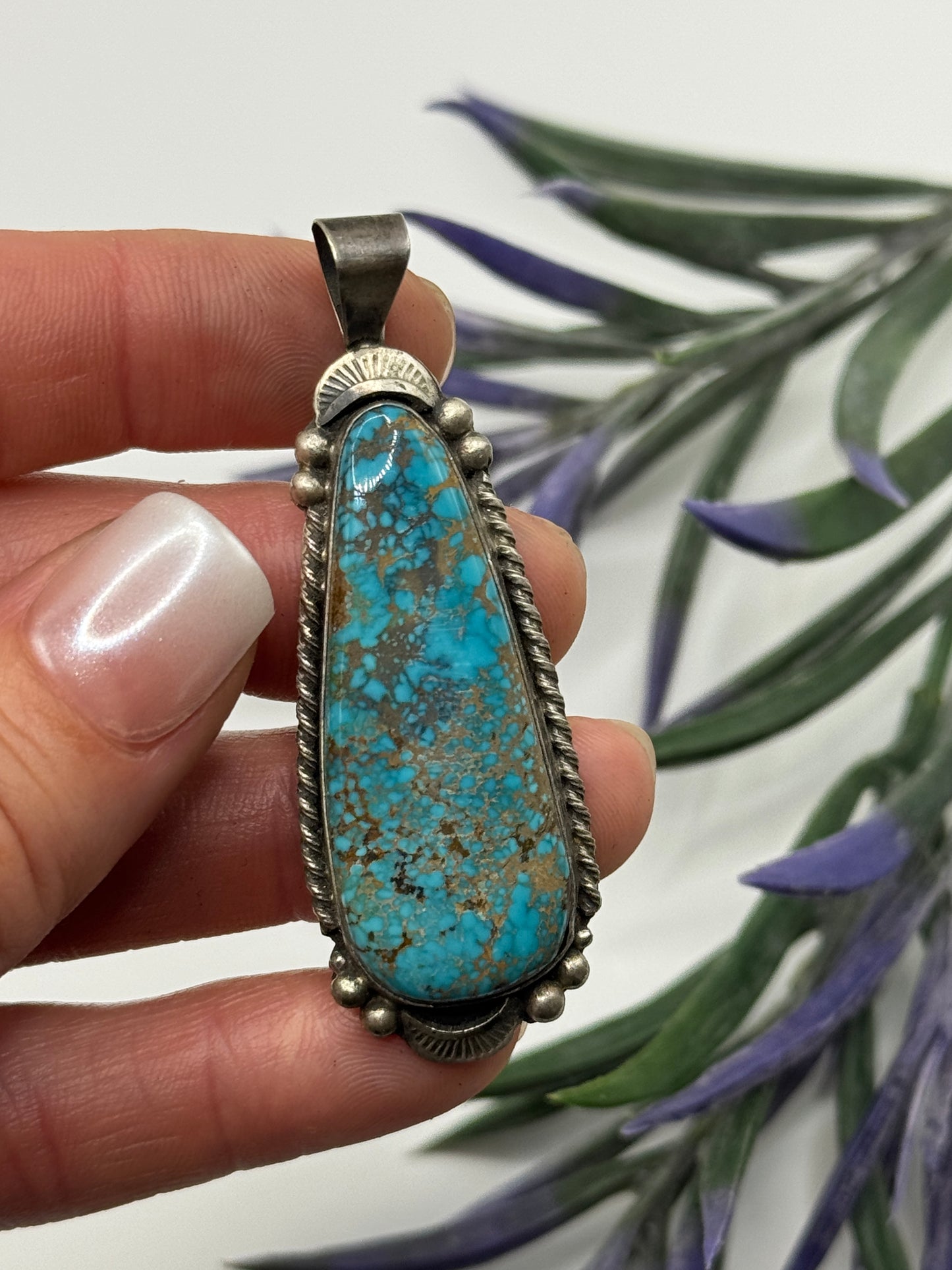 S. Cooke Sterling Silver Turquoise pendant
