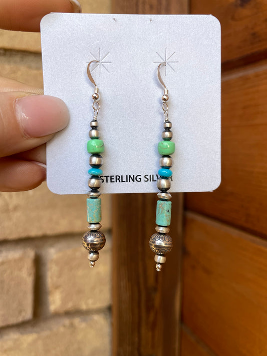 Pretty Turquoise and Sterling earrings