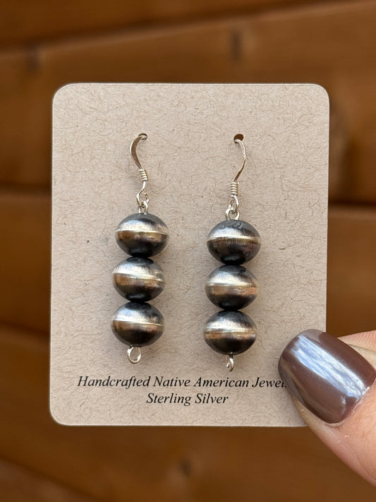 Preston Haley handmade Navajo Pearl earrings