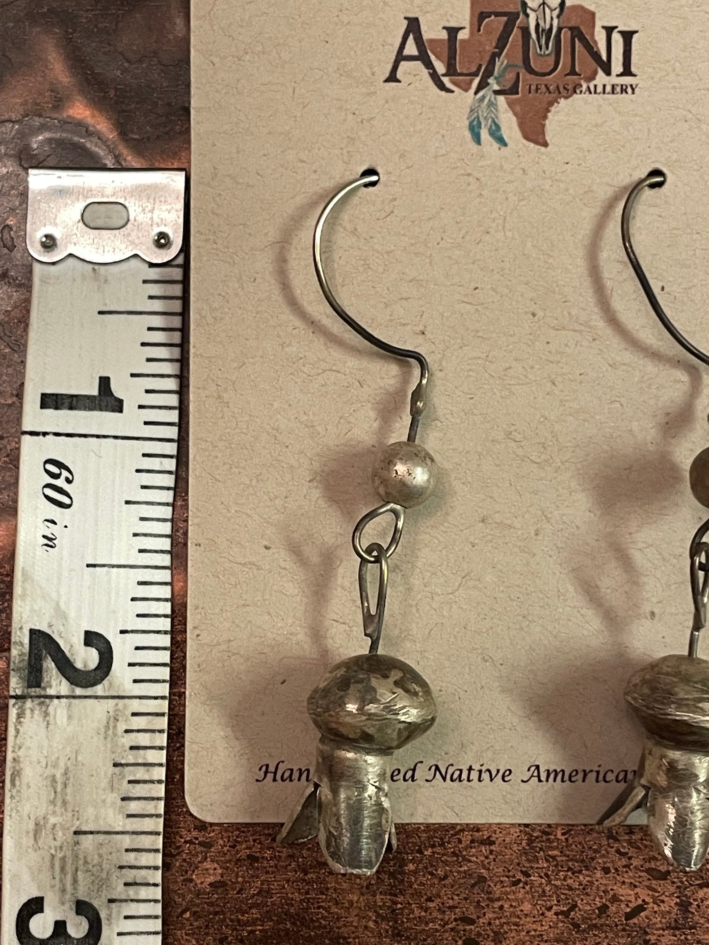 Very unique! Vintage squash blossom earrings