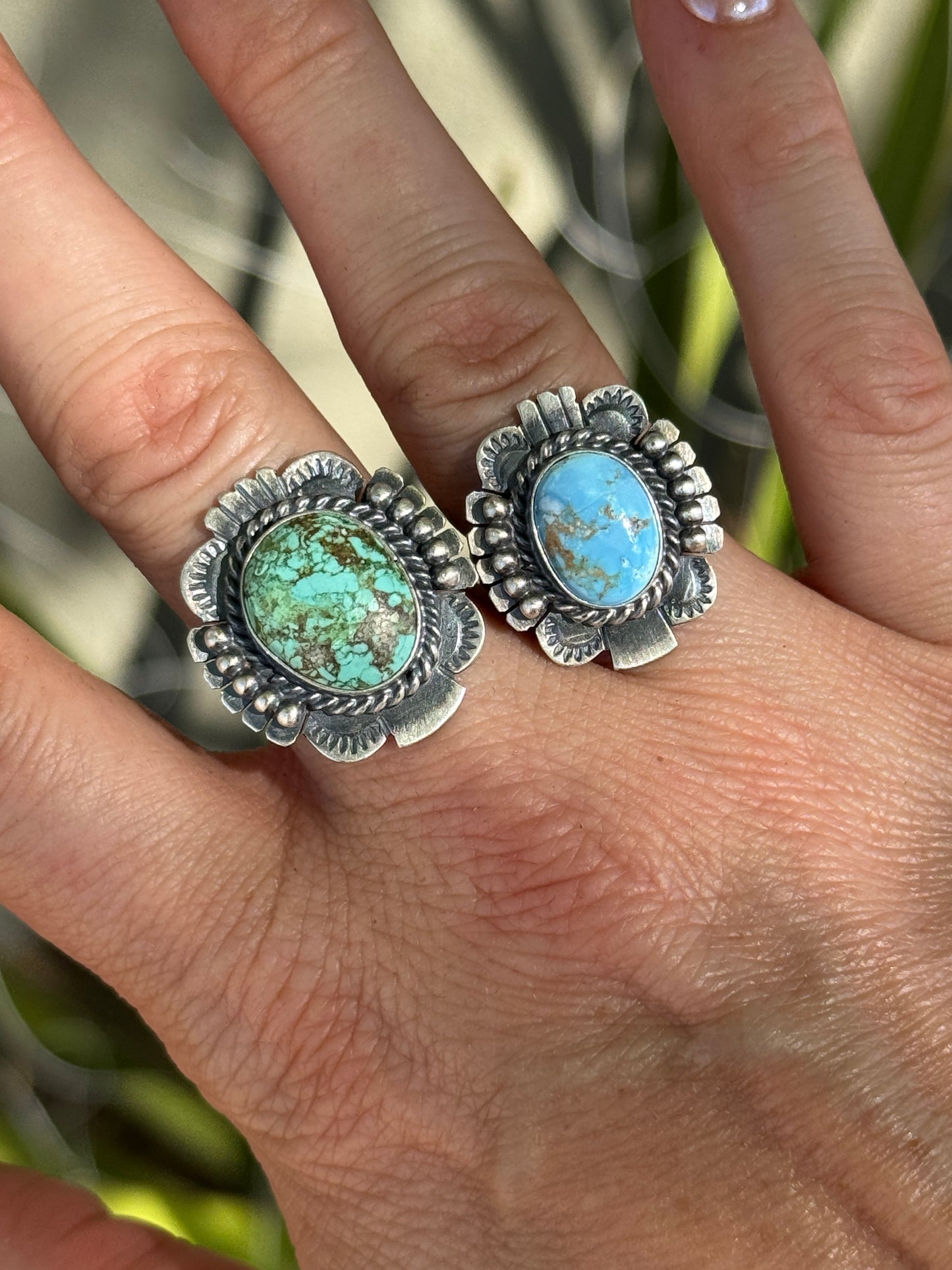 Blue Horizon Turquoise sterling silver ring, size 9