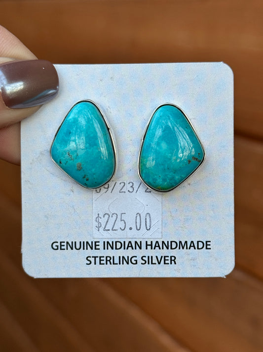 Turquoise Sterling Silver Earrings