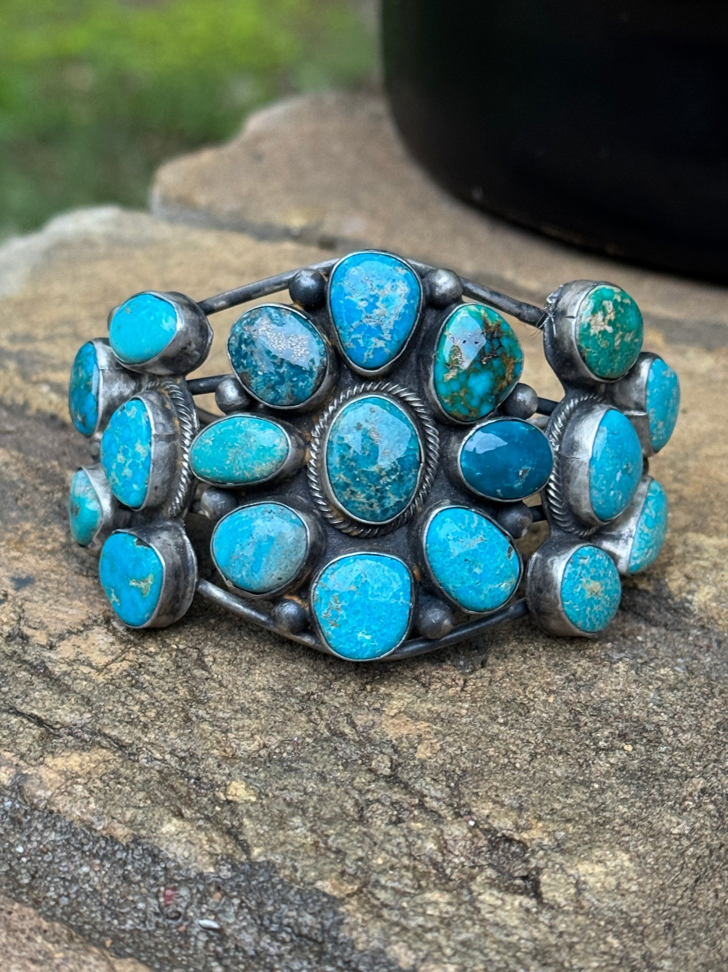 B. Johnson Turquoise Sterling Silver cuff