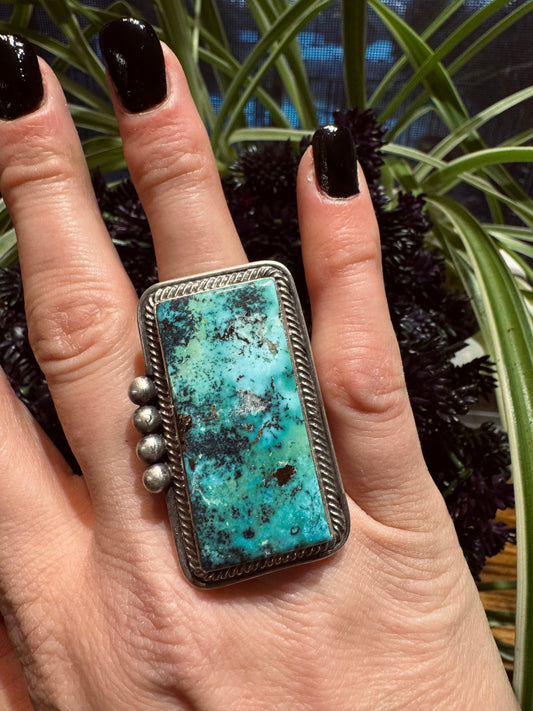 Sierra Nevada turquoise ring! Size 8.5