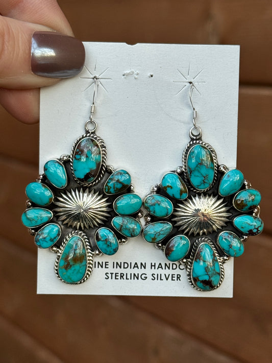 Turquoise Sterling Silver Earrings