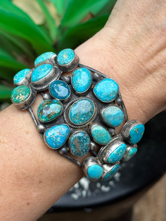 B. Johnson Turquoise Sterling Silver cuff