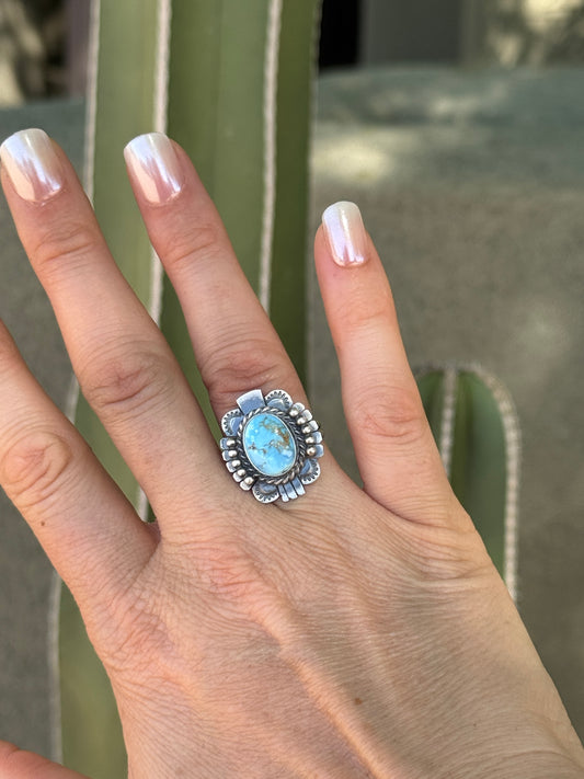 Golden Hills sterling silver ring, size 7