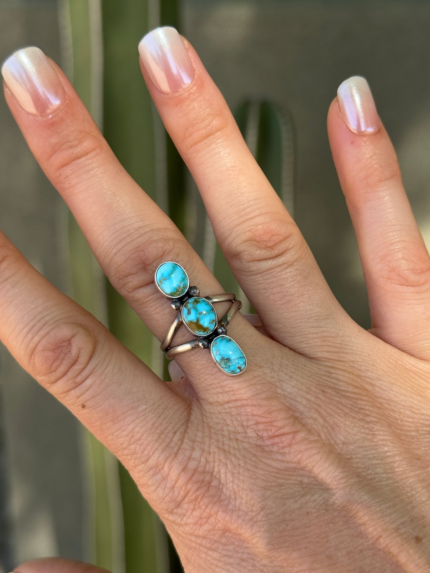 Kingman 3 stone ring, size 8.5 and 9.5