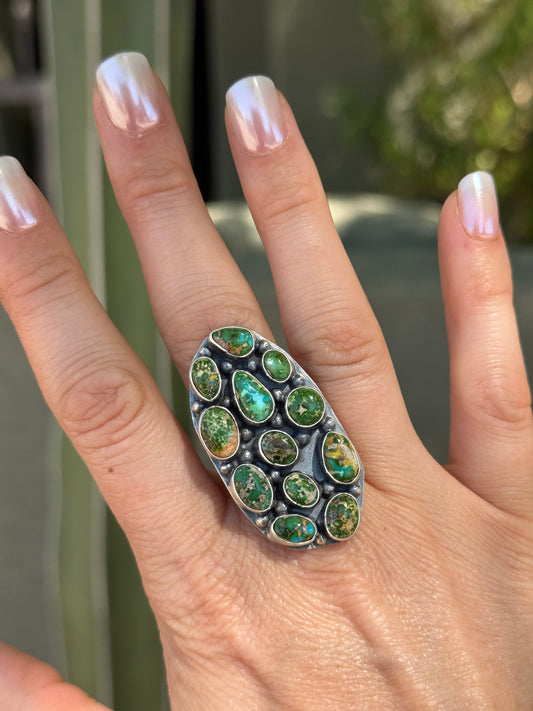 Sonoran Gold sterling silver ring, adjustable