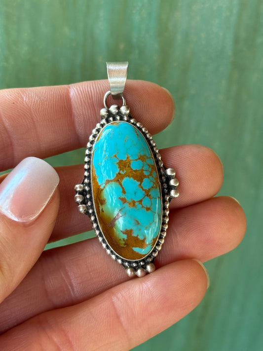 Mine 8 Turquoise Sterling Silver pendant
