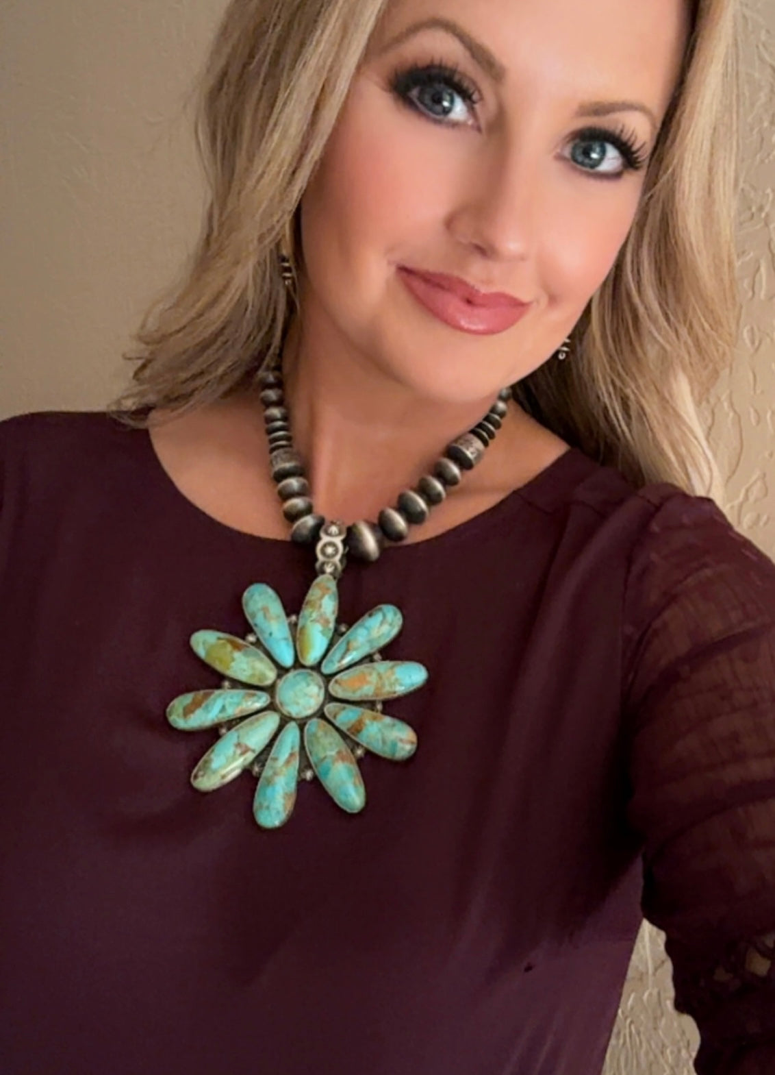 Massive Kingman Turquoise pendant